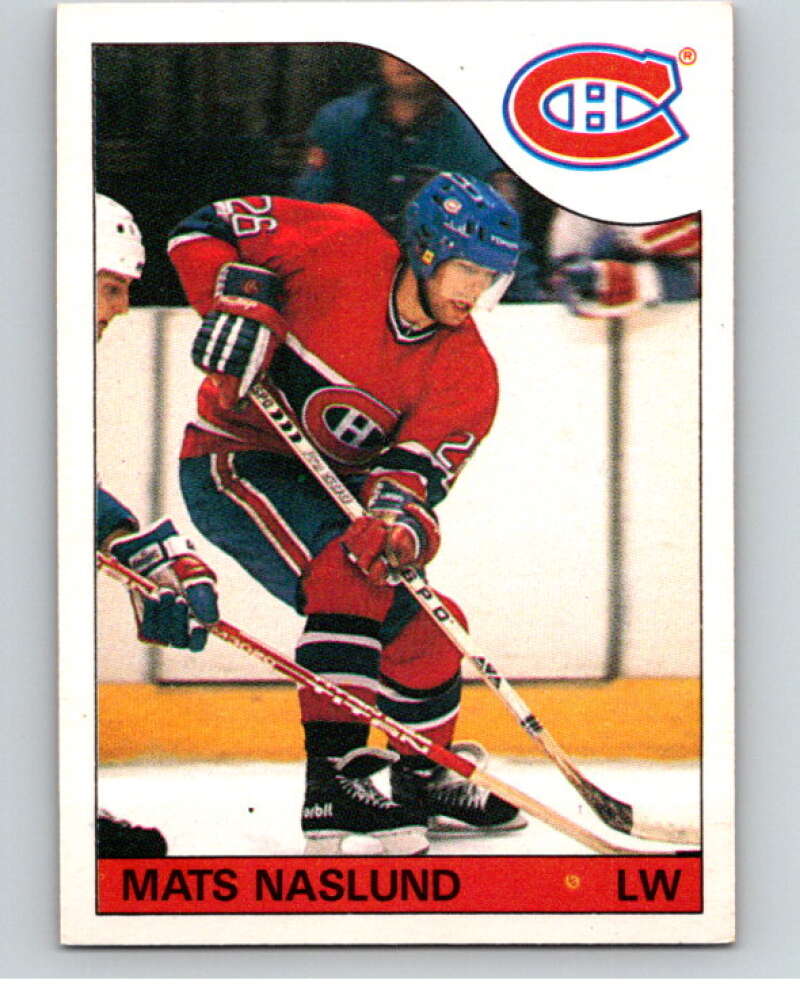 1985-86 O-Pee-Chee #102 Mats Naslund Montreal Canadiens V56562 Image 1