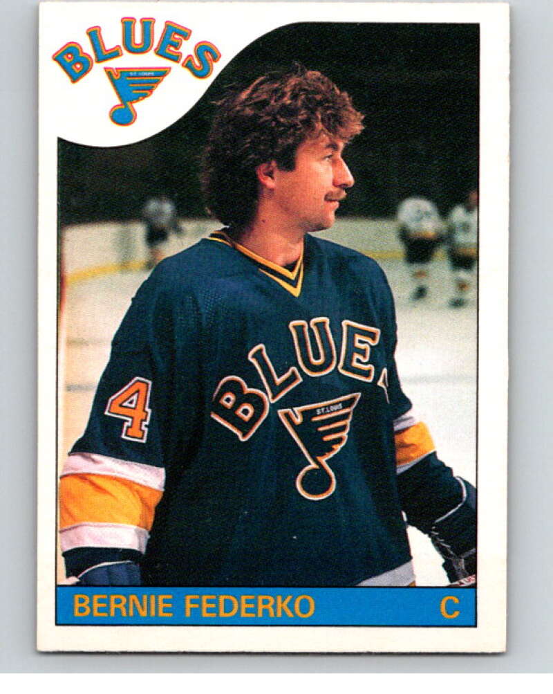 1985-86 O-Pee-Chee #104 Bernie Federko St. Louis Blues V56566 Image 1