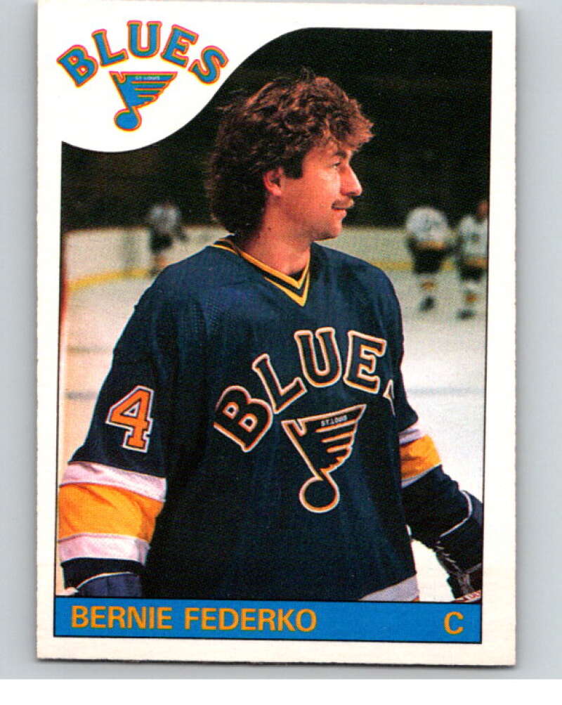 1985-86 O-Pee-Chee #104 Bernie Federko St. Louis Blues V56568 Image 1