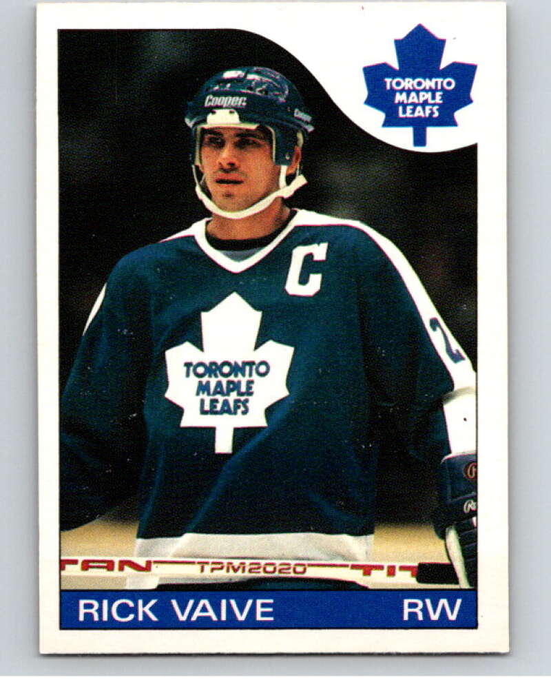 1985-86 O-Pee-Chee #106 Rick Vaive Toronto Maple Leafs V56573 Image 1