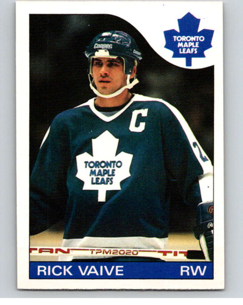 1985-86 O-Pee-Chee #106 Rick Vaive Toronto Maple Leafs V56576 Image 1