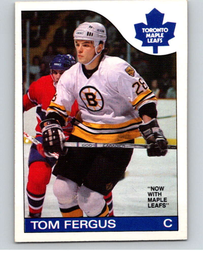 1985-86 O-Pee-Chee #113 Tom Fergus Toronto Maple Leafs V56596 Image 1