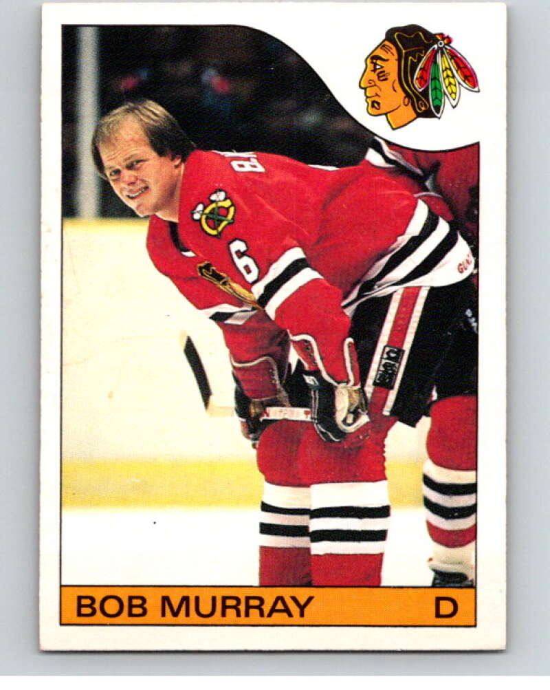 1985-86 O-Pee-Chee #114 Bob Murray Chicago Blackhawks V56598 Image 1