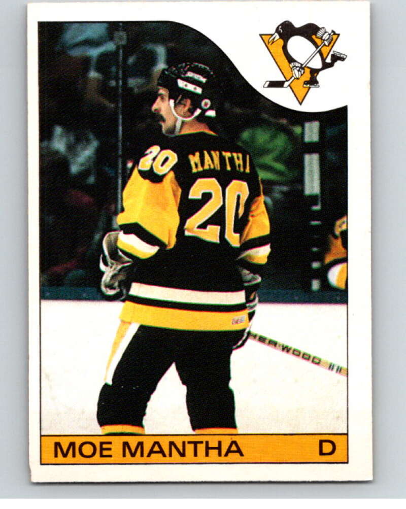 1985-86 O-Pee-Chee #125 Moe Mantha Pittsburgh Penguins V56625 Image 1