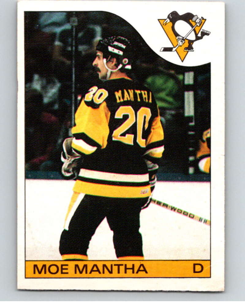1985-86 O-Pee-Chee #125 Moe Mantha Pittsburgh Penguins V56626 Image 1