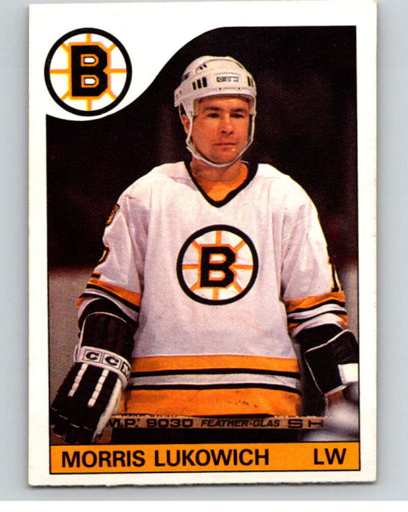 1985-86 O-Pee-Chee #129 Morris Lukowich Boston Bruins V56631 Image 1