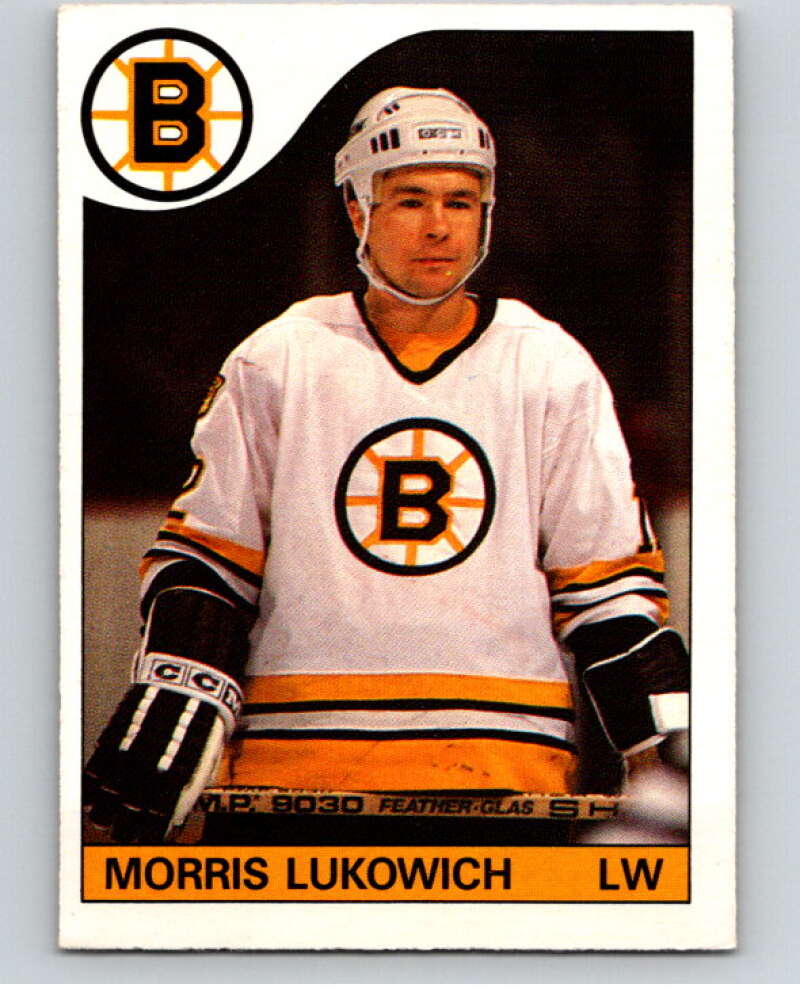 1985-86 O-Pee-Chee #129 Morris Lukowich Boston Bruins V56632 Image 1
