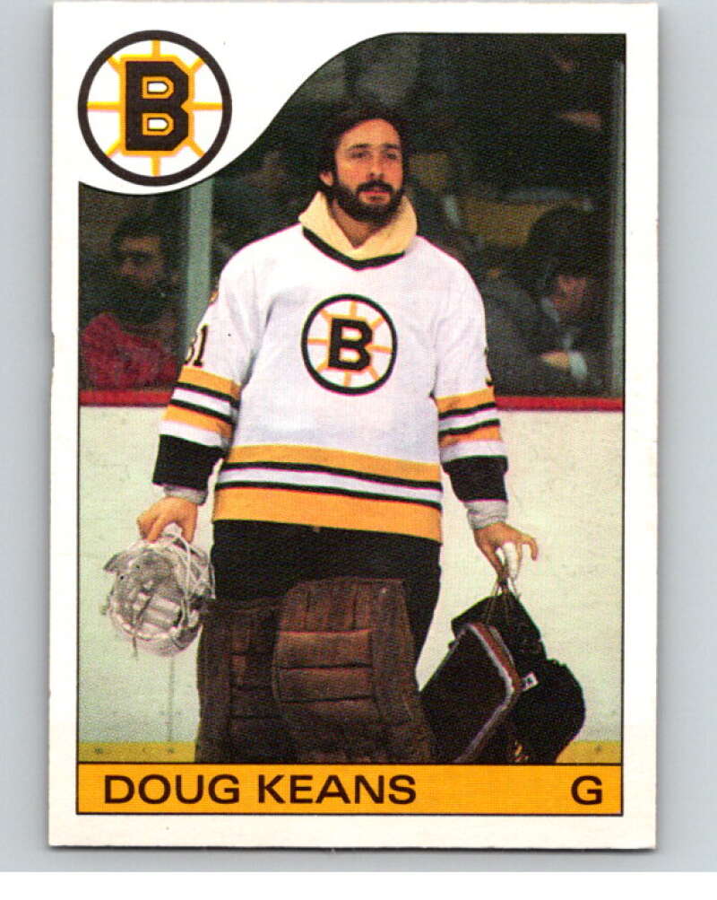 1985-86 O-Pee-Chee #133 Doug Keans Boston Bruins V56639 Image 1