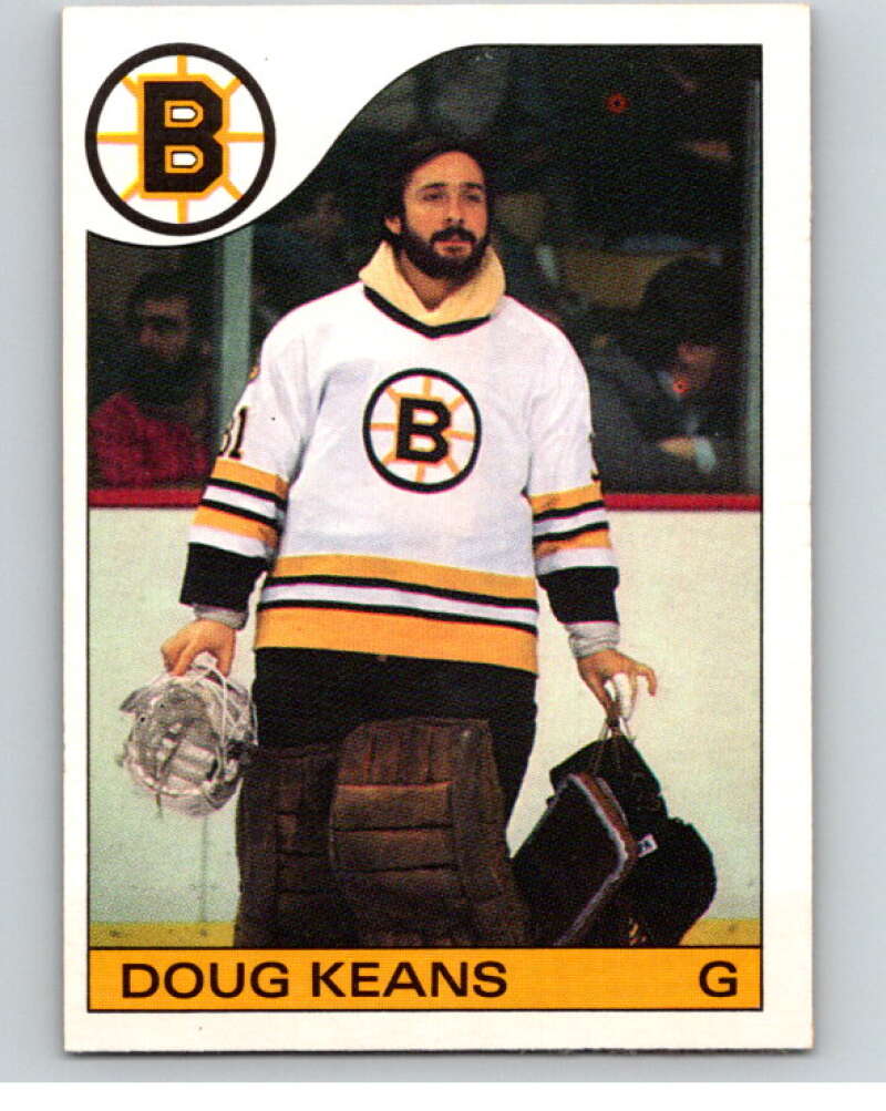 1985-86 O-Pee-Chee #133 Doug Keans Boston Bruins V56640 Image 1