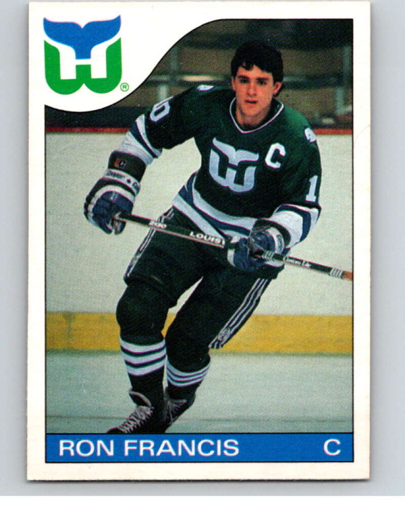 Lot of 7 Ron Francis Hartford Whalers hockey cards