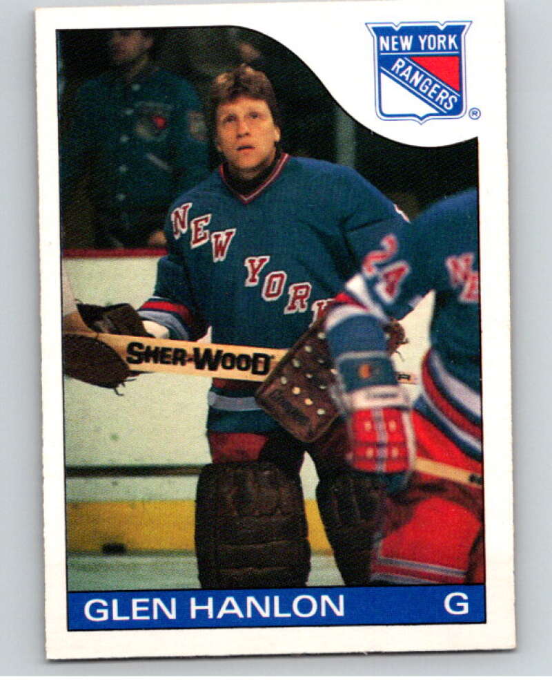 1985-86 O-Pee-Chee #149 Glen Hanlon New York Rangers V56681 Image 1