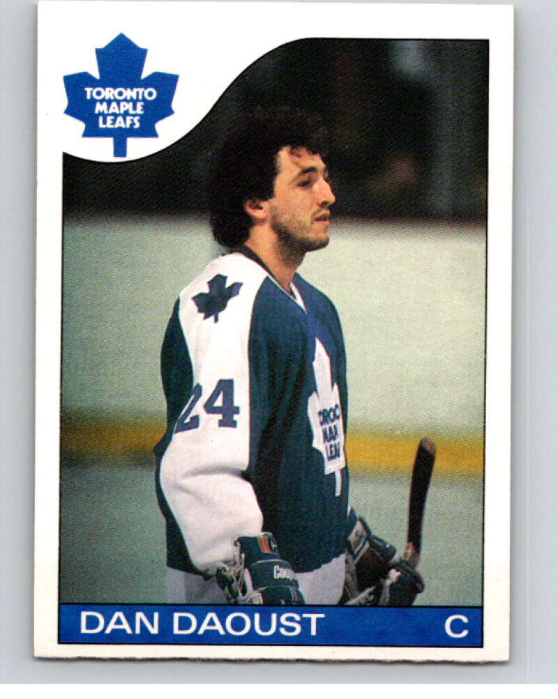 1985-86 O-Pee-Chee #164 Dan Daoust Toronto Maple Leafs V56720 Image 1