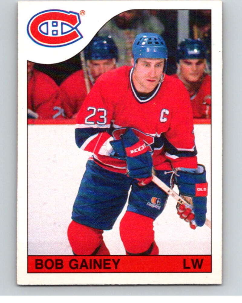 1985-86 O-Pee-Chee #169 Bob Gainey Montreal Canadiens V56734 Image 1