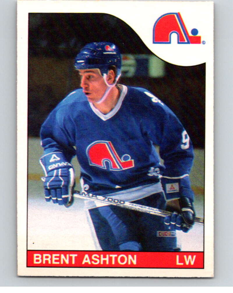 1985-86 O-Pee-Chee #170 Brent Ashton Quebec Nordiques V56739 Image 1