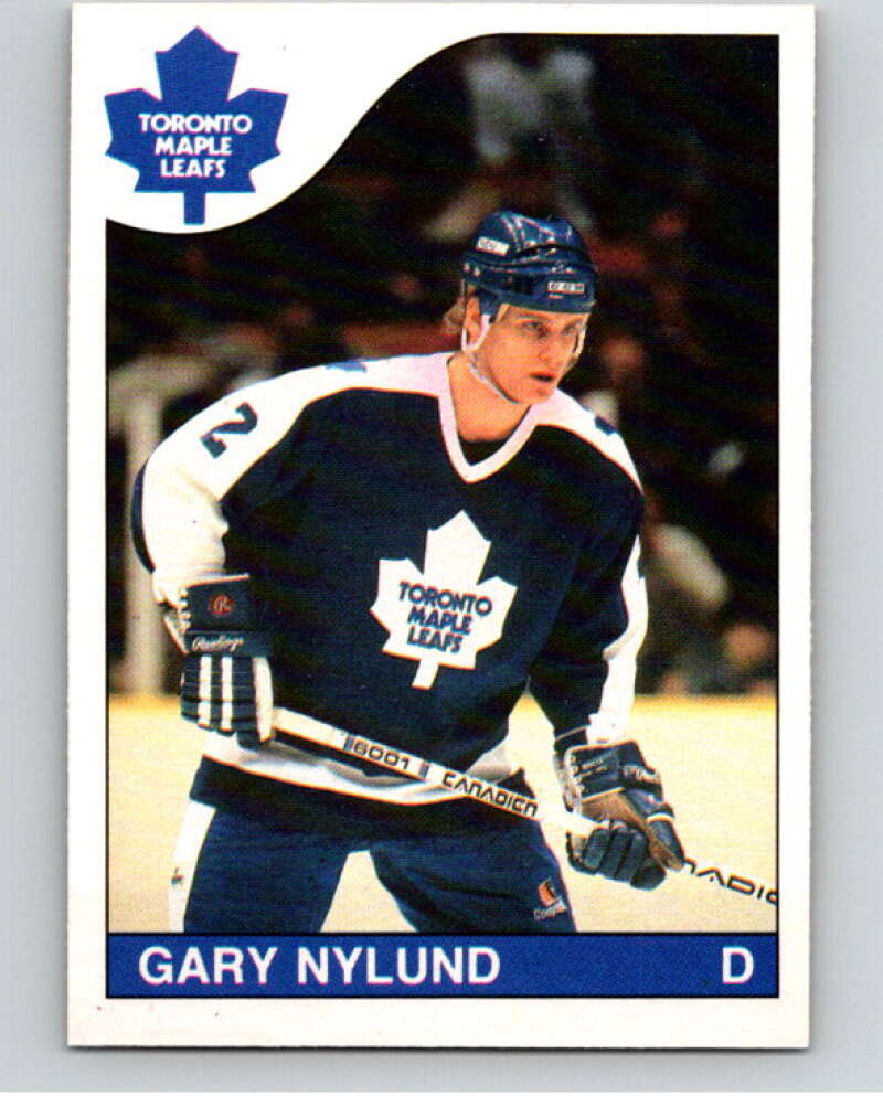 1985-86 O-Pee-Chee #172 Gary Nylund Toronto Maple Leafs V56742 Image 1