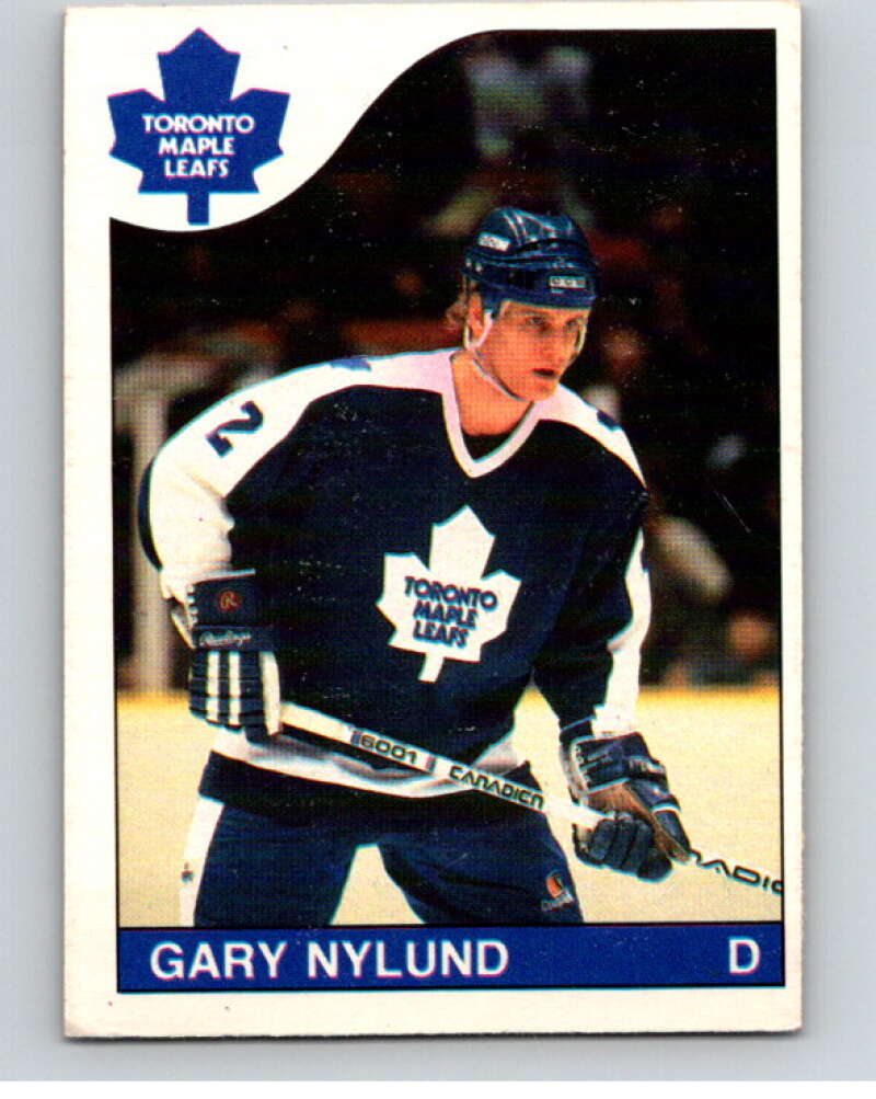 1985-86 O-Pee-Chee #172 Gary Nylund Toronto Maple Leafs V56744 Image 1