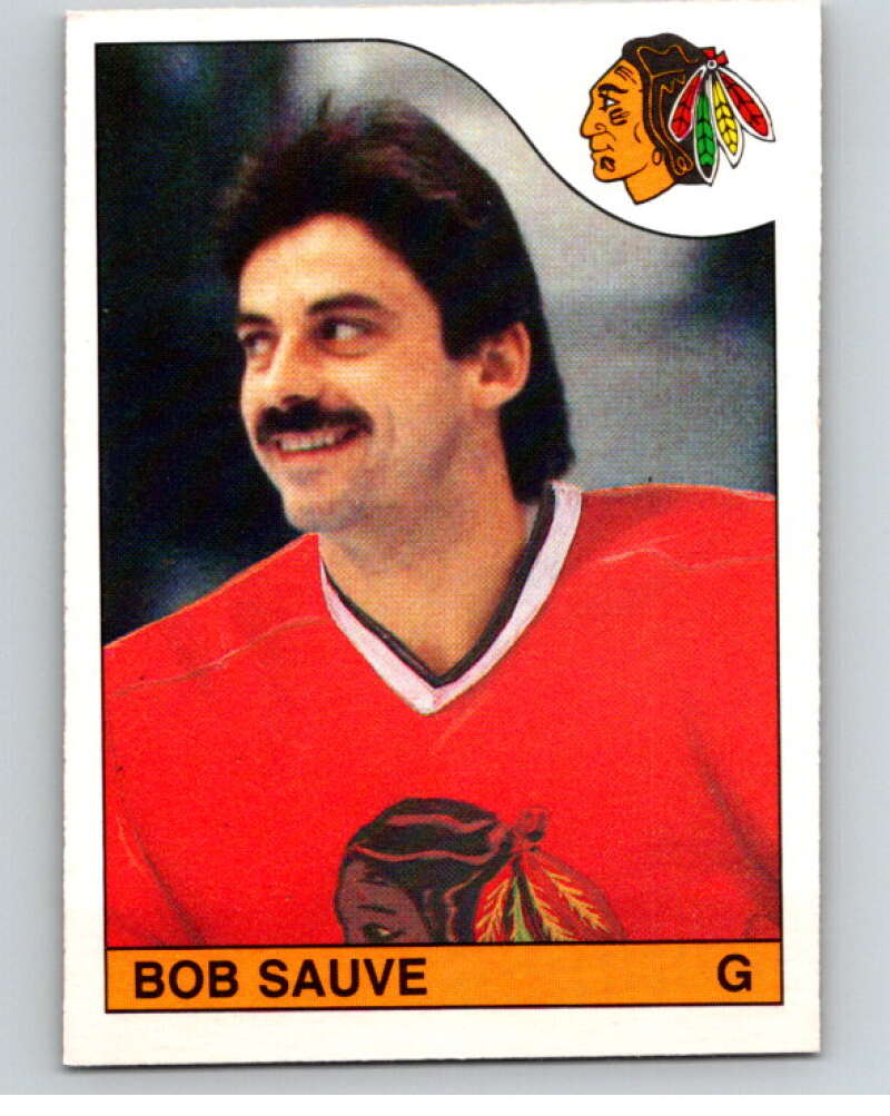 1985-86 O-Pee-Chee #174 Bob Sauve Chicago Blackhawks V56747 Image 1