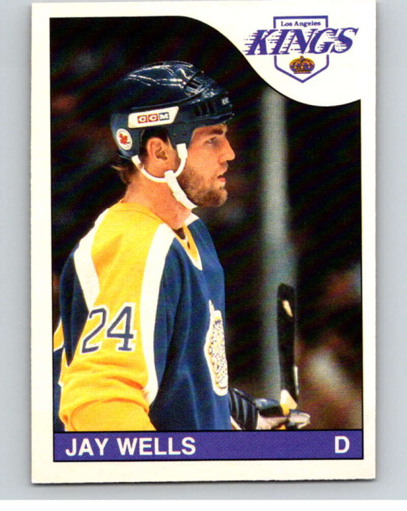 1985-86 O-Pee-Chee #178 Jay Wells RC Rookie Kings V56755 Image 1