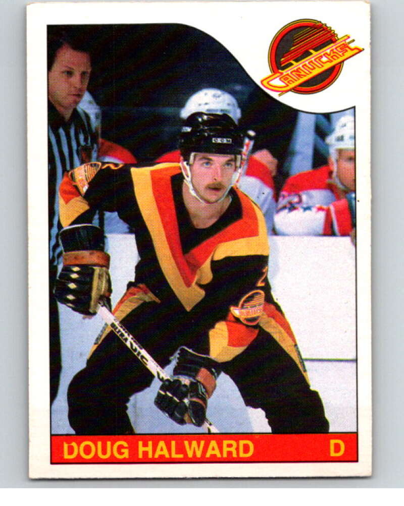 1985-86 O-Pee-Chee #189 Doug Halward Vancouver Canucks V56779 Image 1