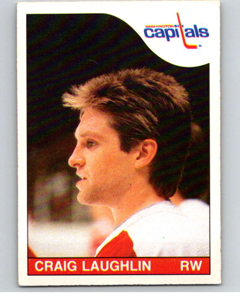 1985-86 O-Pee-Chee #190 Craig Laughlin Washington Capitals V56783 Image 1
