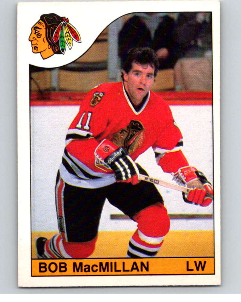 1985-86 O-Pee-Chee #193 Bob MacMillan Chicago Blackhawks V56789 Image 1