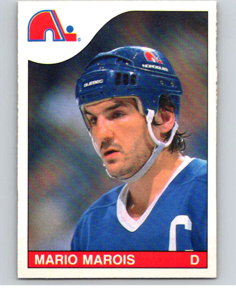 1985-86 O-Pee-Chee #194 Mario Marois Quebec Nordiques V56791 Image 1