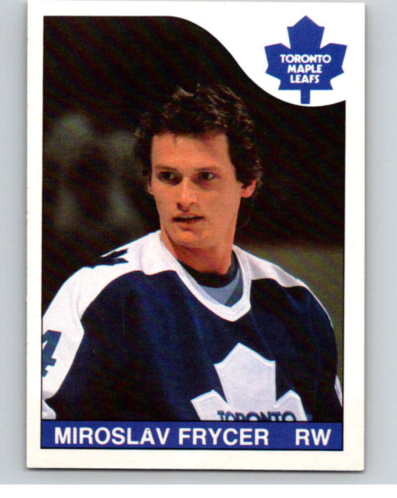 1985-86 O-Pee-Chee #198 Miroslav Frycer Toronto Maple Leafs V56799 Image 1