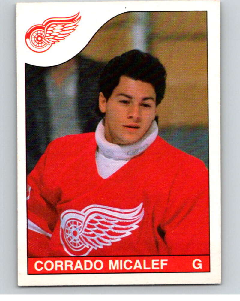 1985-86 O-Pee-Chee #200 Corrado Micalef Detroit Red Wings V56807 Image 1