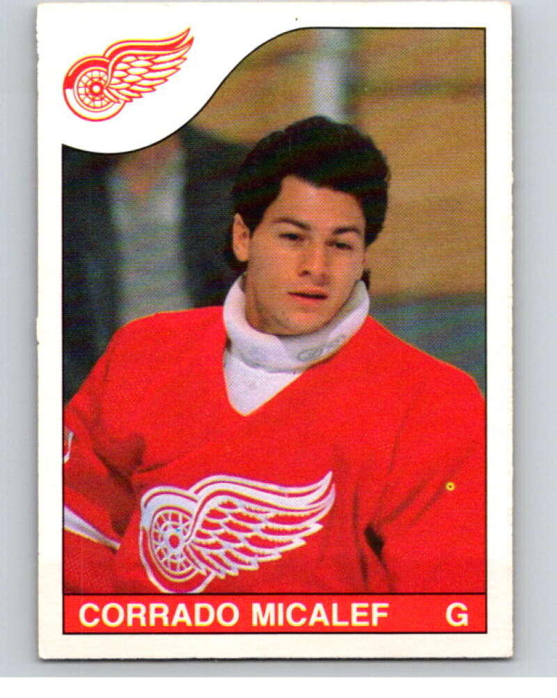 1985-86 O-Pee-Chee #200 Corrado Micalef Detroit Red Wings V56808 Image 1