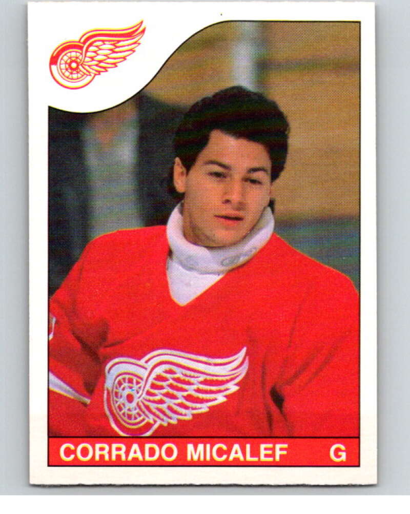 1985-86 O-Pee-Chee #200 Corrado Micalef Detroit Red Wings V56809 Image 1