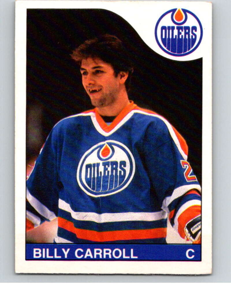 1985-86 O-Pee-Chee #203 Billy Carroll Edmonton Oilers V56814 Image 1