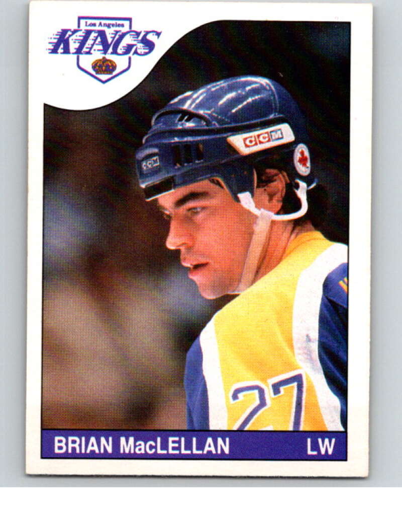 1985-86 O-Pee-Chee #204 Brian MacLellan Los Angeles Kings V56816 Image 1