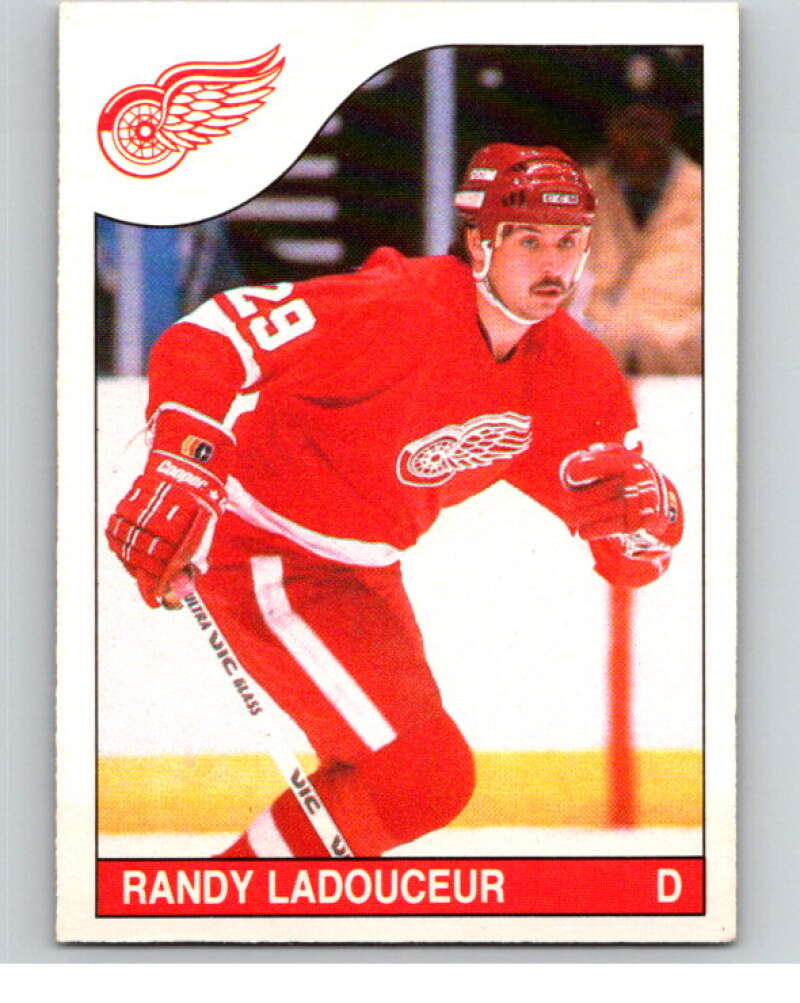 1985-86 O-Pee-Chee #216 Randy Ladouceur Detroit Red Wings V56836 Image 1