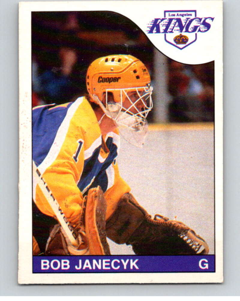 1985-86 O-Pee-Chee #223 Bob Janecyk RC Rookie Kings V56857 Image 1