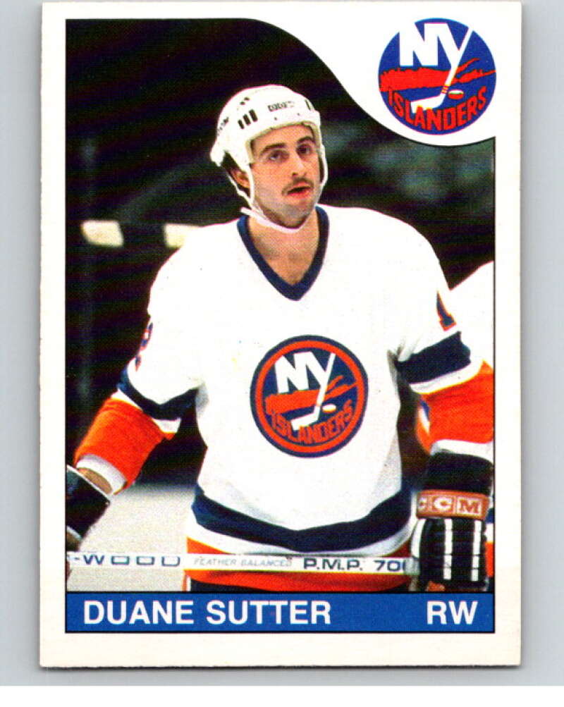 1985-86 O-Pee-Chee #227 Duane Sutter New York Islanders V56865 Image 1