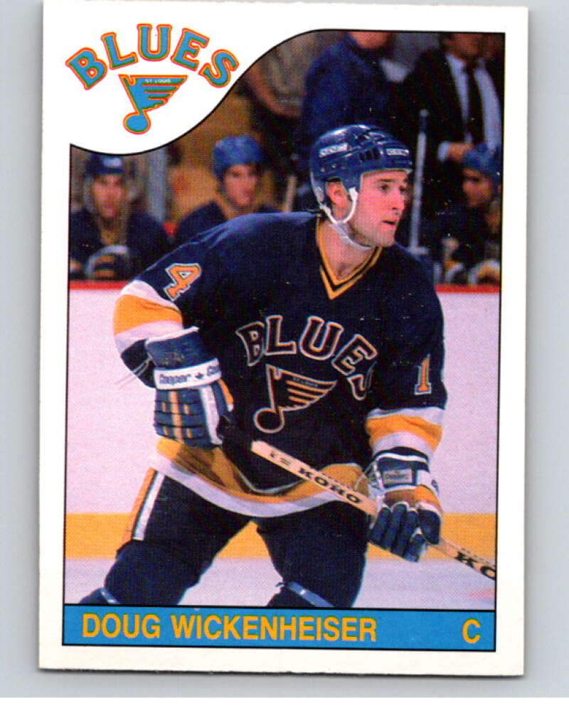 1985-86 O-Pee-Chee #229 Doug Wickenheiser St. Louis Blues V56868 Image 1