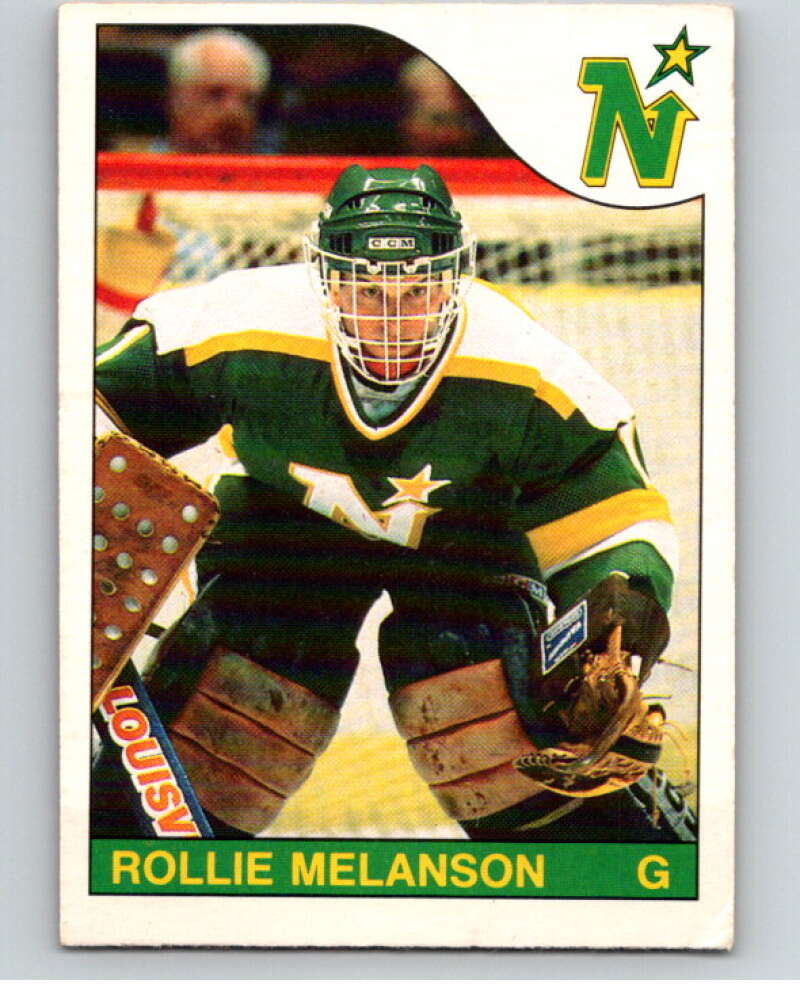 1985-86 O-Pee-Chee #230 Rollie Melanson Minnesota North Stars V56871 Image 1