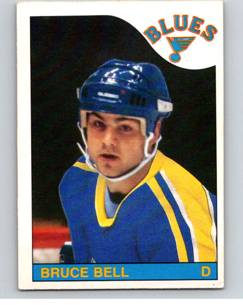 1985-86 O-Pee-Chee #231 Bruce Bell RC Rookie St. Louis Blues V56873 Image 1