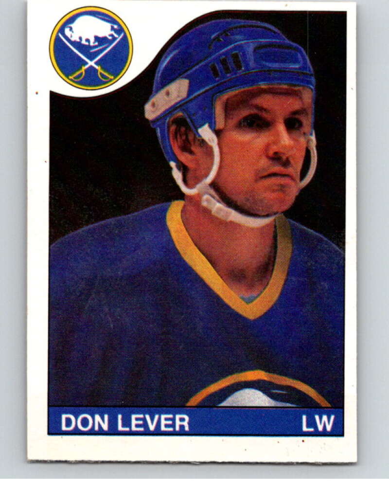 1985-86 O-Pee-Chee #238 Don Lever Buffalo Sabres V56888 Image 1