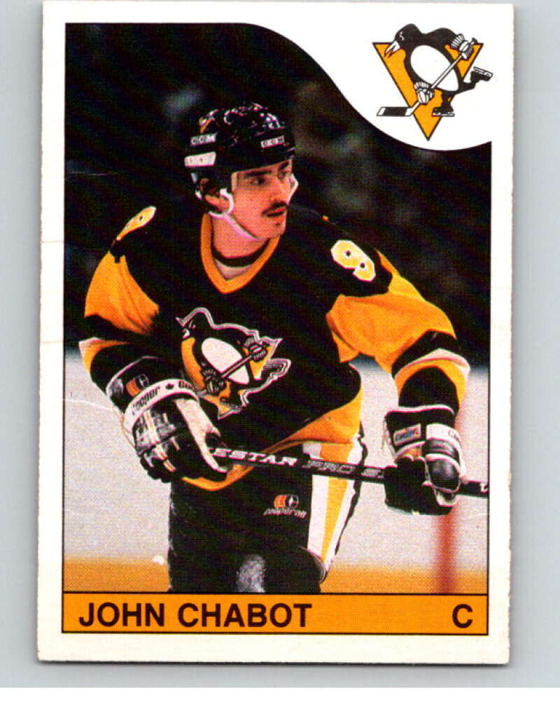 1985-86 O-Pee-Chee #244 John Chabot Pittsburgh Penguins V56904 Image 1