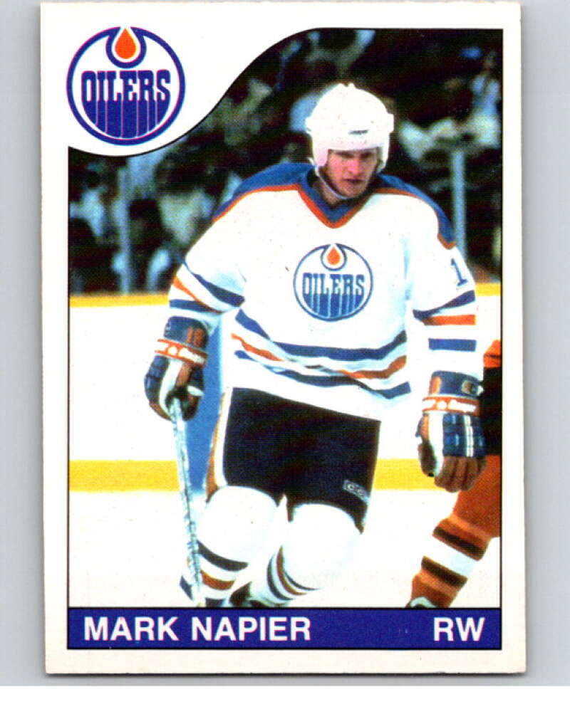 1985-86 O-Pee-Chee #253 Mark Napier Edmonton Oilers V56922 Image 1