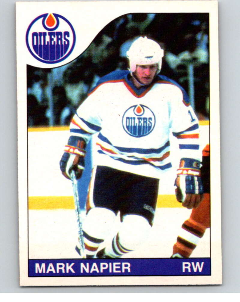 1985-86 O-Pee-Chee #253 Mark Napier Edmonton Oilers V56923 Image 1