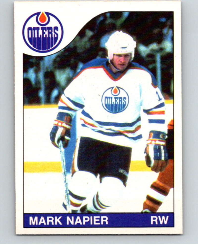 1985-86 O-Pee-Chee #253 Mark Napier Edmonton Oilers V56924 Image 1