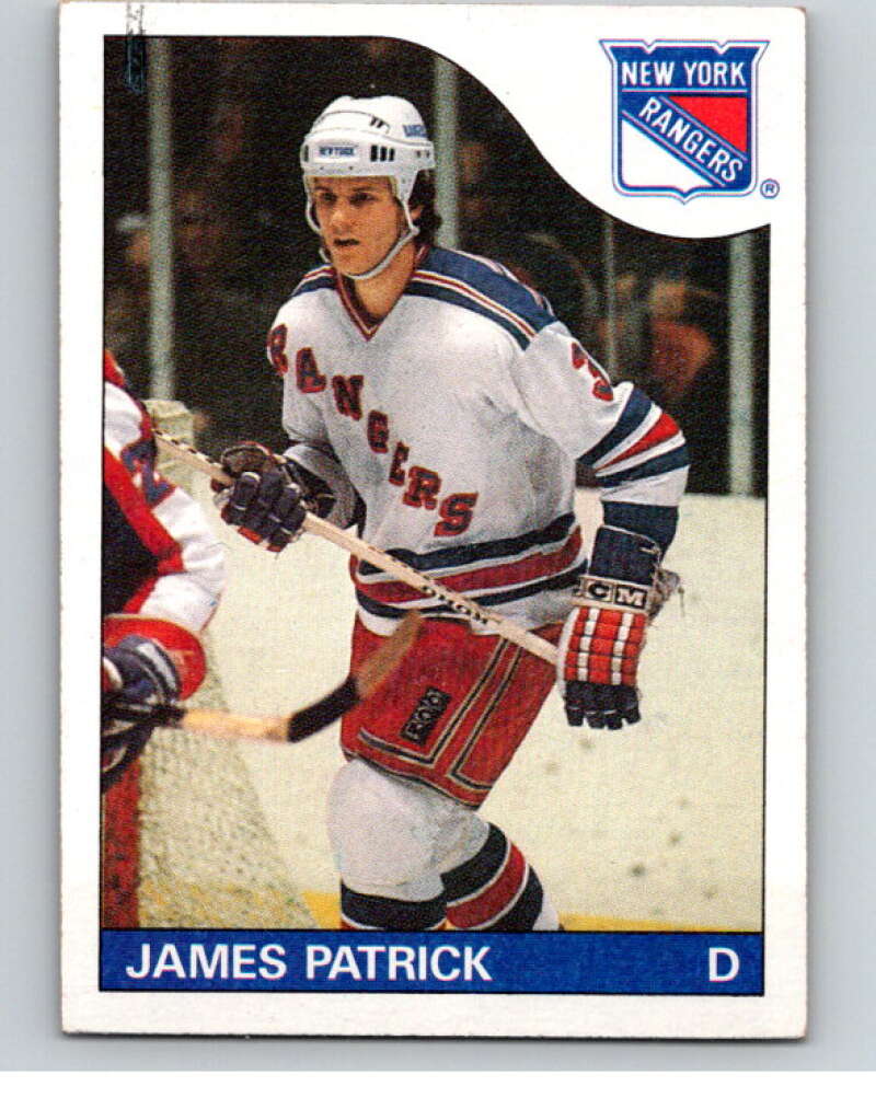 1985-86 Topps #15 James Patrick New York Rangers V56950 Image 1