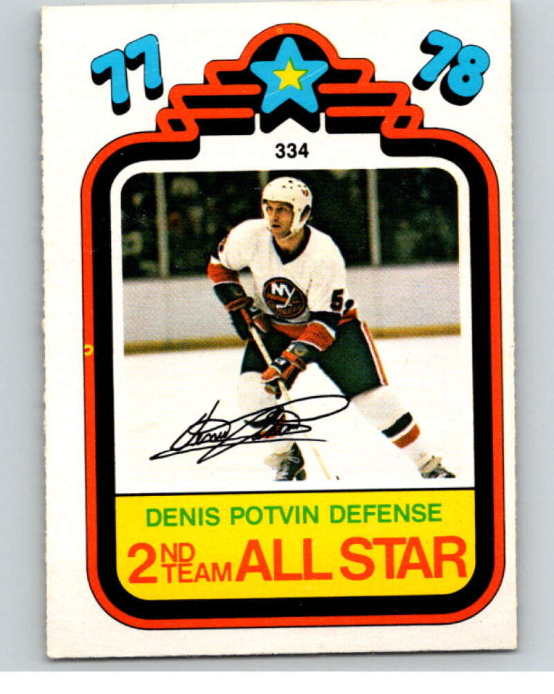 1978-79 O-Pee-Chee #334 Denis Potvin AS New York Islanders V57012 Image 1