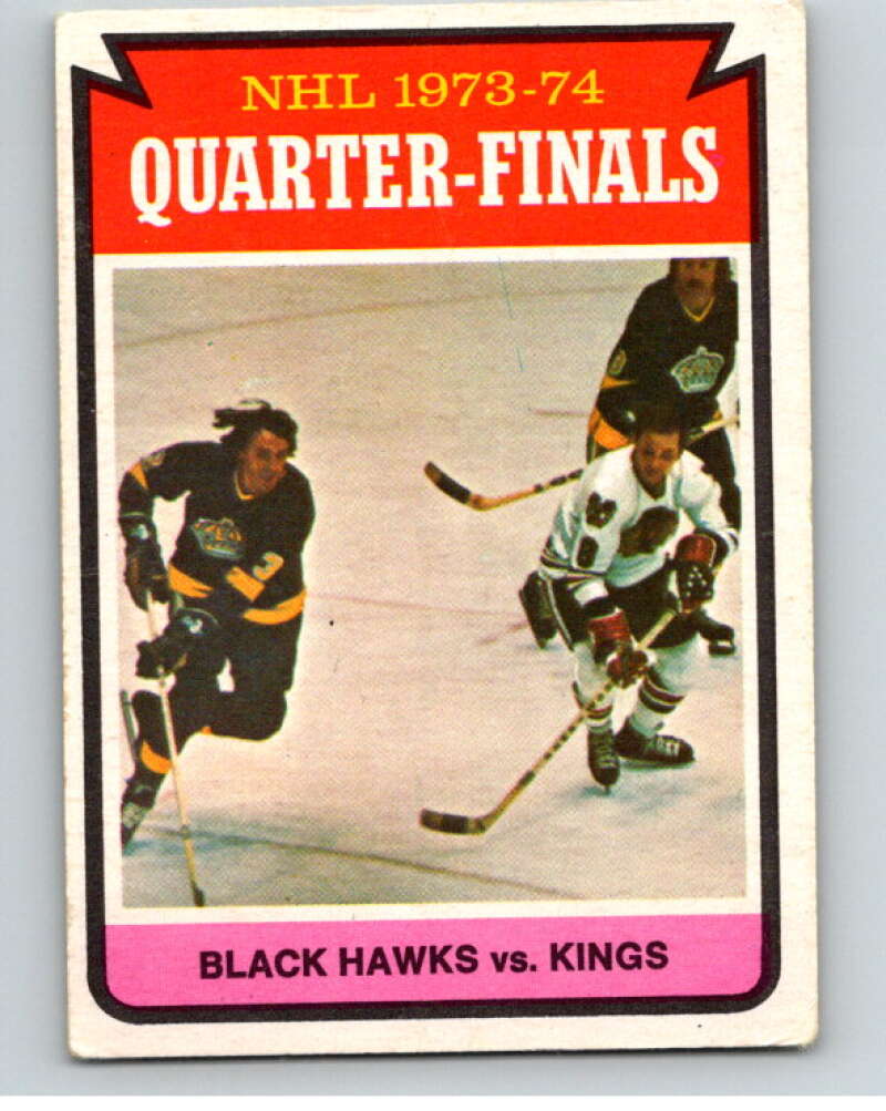 1974-75 O-Pee-Chee #212 Quarterfinals Chicago Blackhawks V57021 Image 1