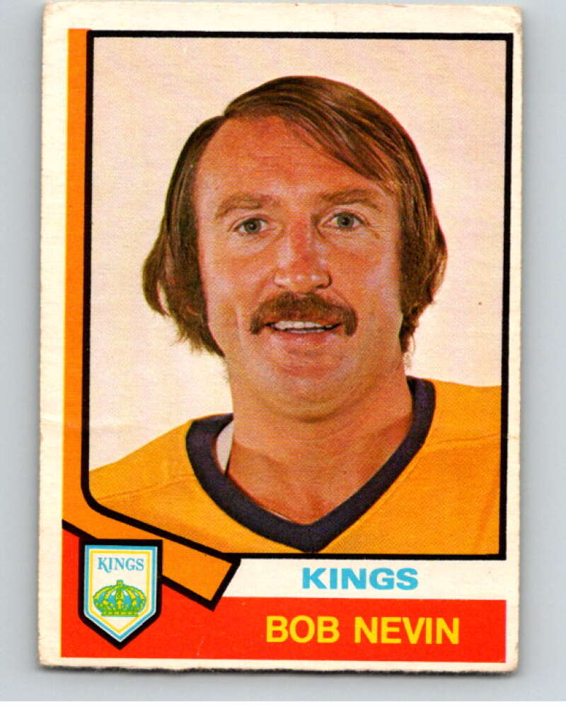 1974-75 O-Pee-Chee #378 Bob Nevin Los Angeles Kings V57031 Image 1