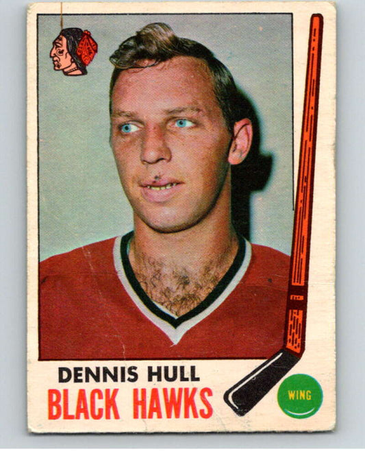 1969-70 O-Pee-Chee #71 Dennis Hull  Chicago Blackhawks  V57065 Image 1