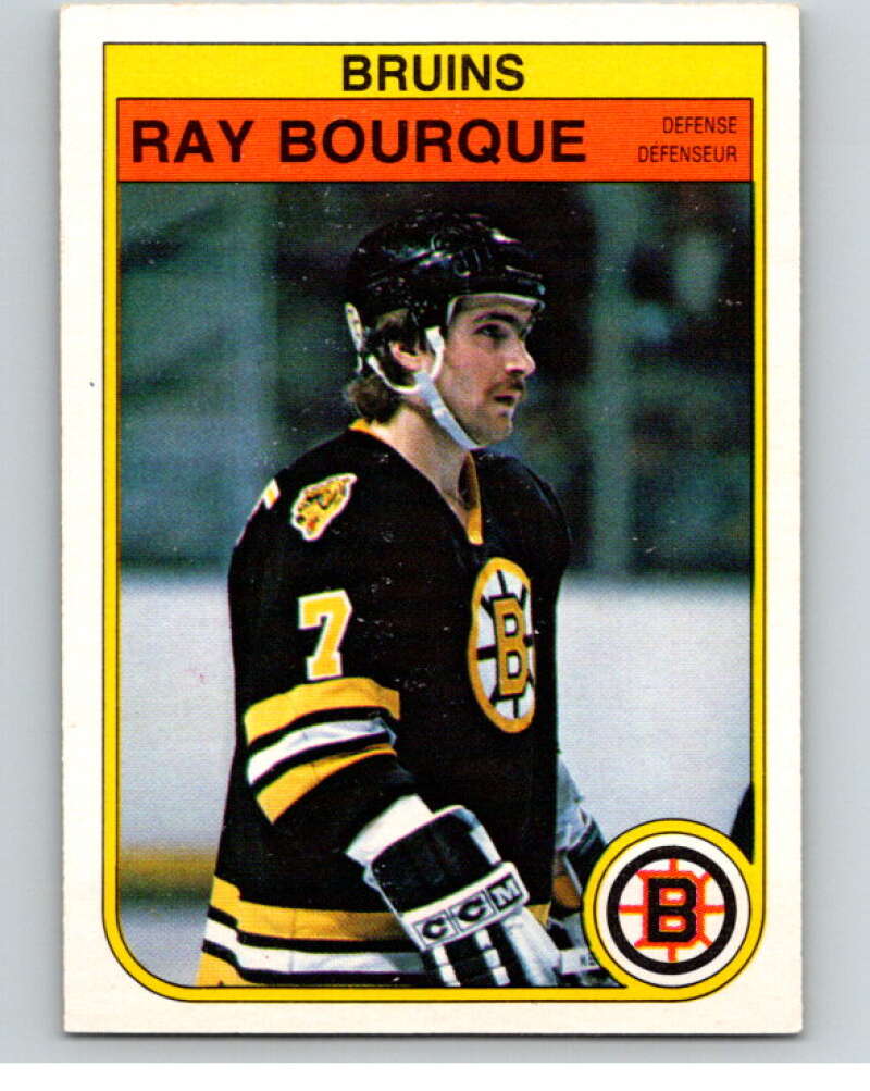 1982-83 O-Pee-Chee #7 Ray Bourque Boston Bruins V57113 Image 1