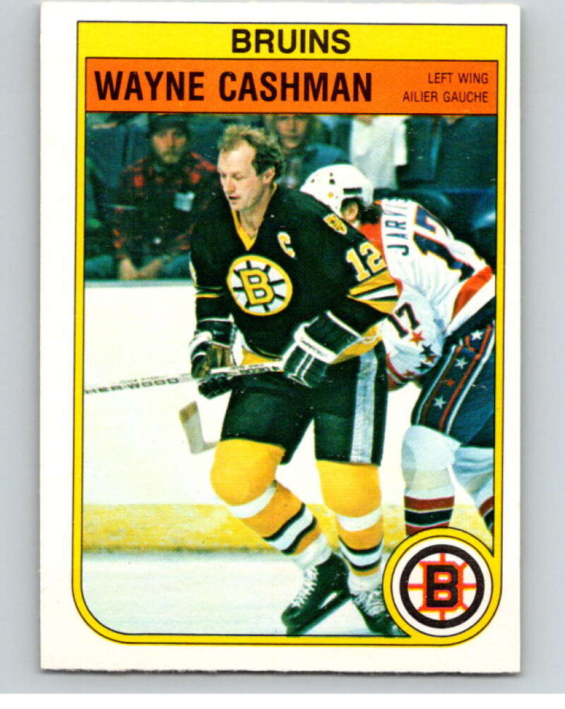 1982-83 O-Pee-Chee #8 Wayne Cashman Boston Bruins V57116 Image 1
